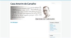 Desktop Screenshot of amorimdecarvalho.com